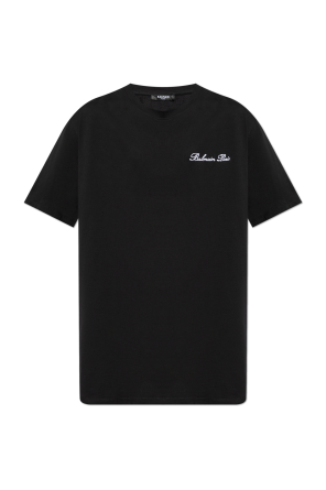 BALMAIN ロコ刺繍クルネックTシャツ CH1EG010BC68 EAB BALMAIN バルマン Balmain シグネチャー Tシャツ{-BDS} - underbar